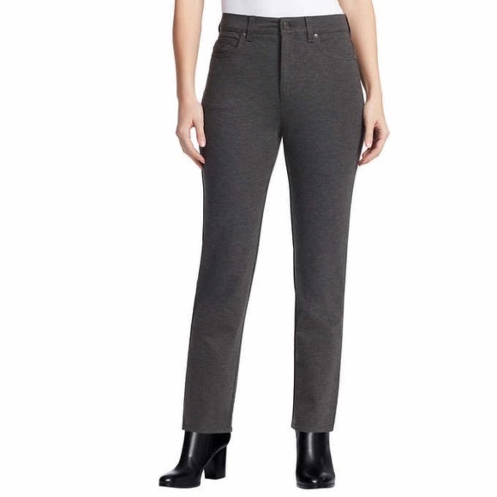NWT GLORIA VANDERBILT Amanda Slim Knit Ponte Pants